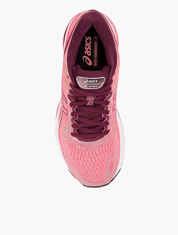 Asics gel nimbus 21 pink cameo hot sale